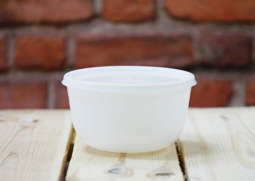 Nádoba na syr, maslo, jogurt atď. - biela - 500 ml