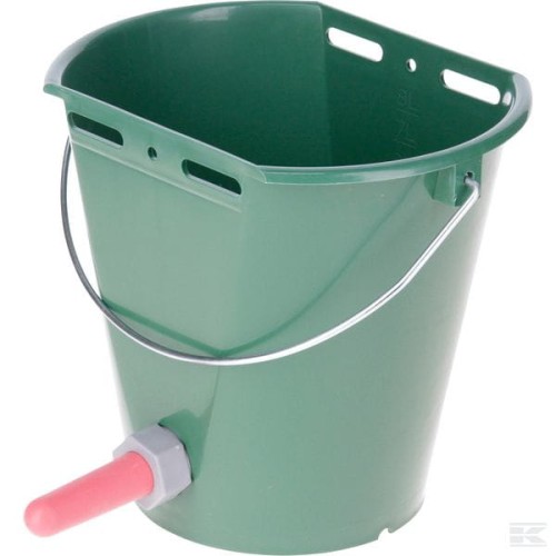 Vedro na kŕmenie teliat s cumlíkom, 8 l