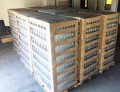 PET fľaša 1 l na mlieko — paleta