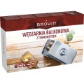 Balkónová udiareň s teplomerom