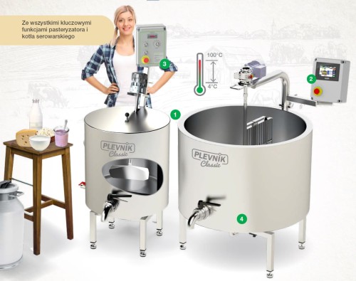 Kanvica a pasterizátor PLEVNIK SK Classic
