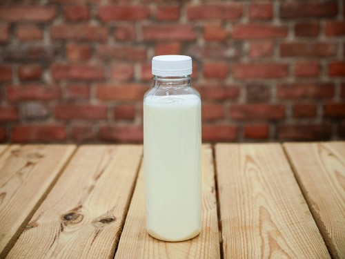 PET fľaša 0,4 l na mlieko, jogurt, kefír, srvátku a pod. (400 ml)