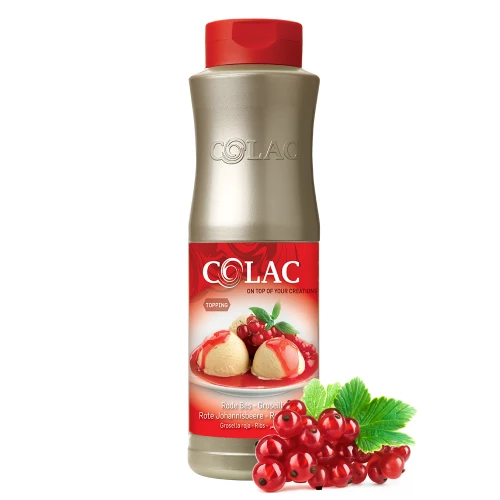 Červené ríbezle - topping (poleva) na zmrzlinu, vafle, múčniky a dezerty