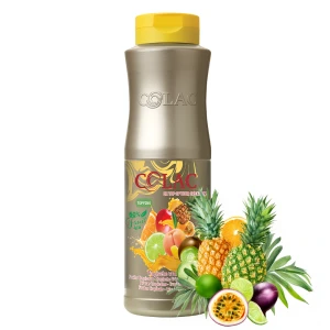 Coulis Tropické ovocie - omáčka, topping (poleva) na zmrzlinu, vafle, múčniky a dezerty