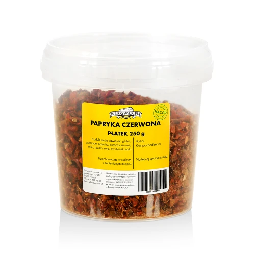 Paprika červená kúsky (vedierko 250 g)