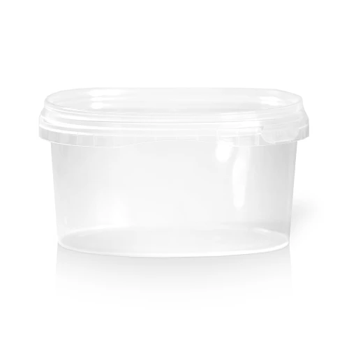 Pevná oválna nádoba s tesnením - 540 ml