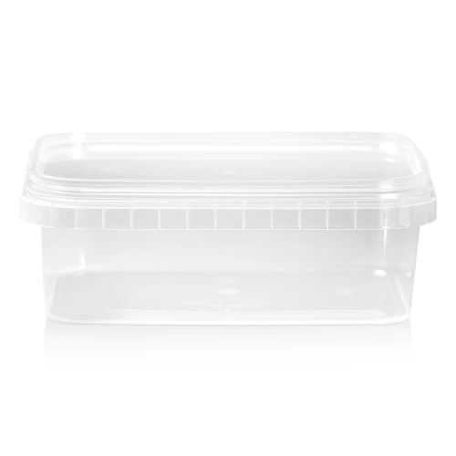Pevná obdĺžniková nádoba s tesnením - 280 ml