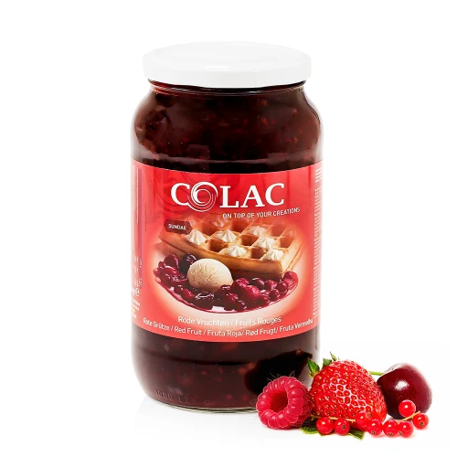 Červené ovocie - Sundae – prémiová ovocná zmes v géle