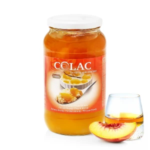 Broskyňa-Brandy - Sundae – prémiová ovocná zmes v géle