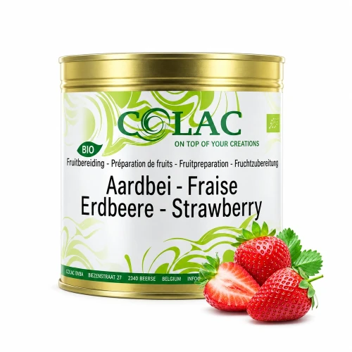 Jahoda - ovocná príprava BIO, ekologická, 3 kg