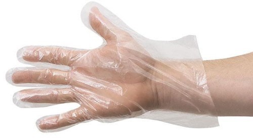 jednorazové rukavice z polyetylénu (100 ks)